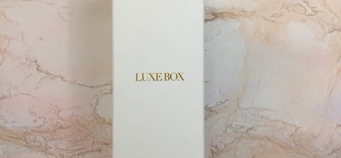 Luxe Box Fall 2016 Subscription Box Review