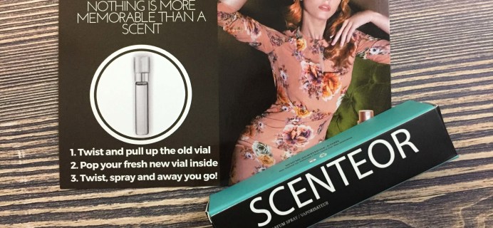 Scenteor September 2016 Subscription Box Review + Coupon