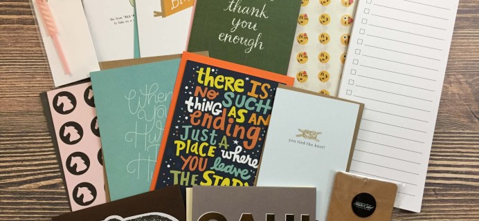 Studio Calico Stationery Kit September 2016 Subscription Box Review