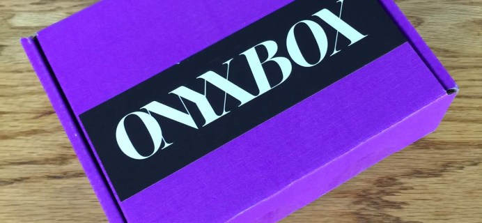 We Are Onyx ONYXBOX September 2016 Subscription Box Review