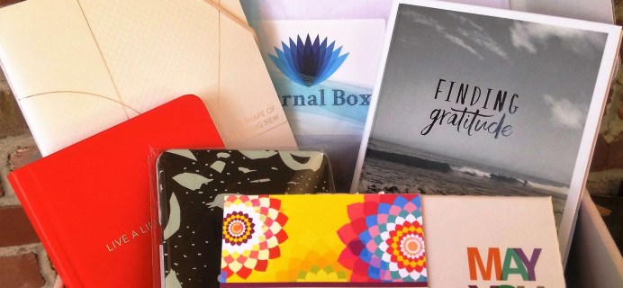 Journal Box Subscription Box Review + Coupon – September 2016