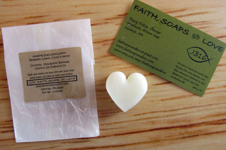 FaithSoaps & Love Solid Lotion Sample