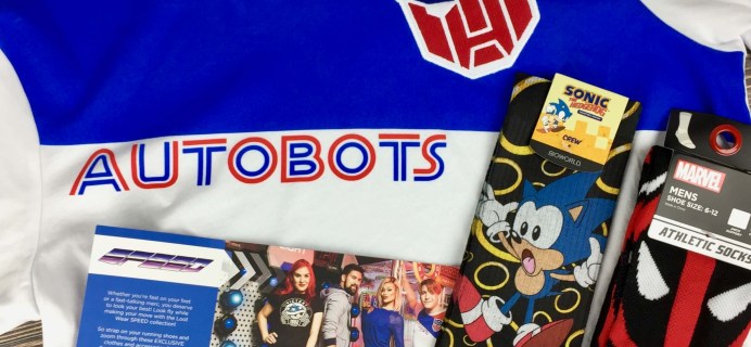 September 2016 Loot Wear by Loot Crate Wearables & Socks Bundle Review & Coupon