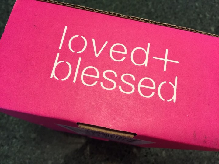 Love + Blessed September 2016 box