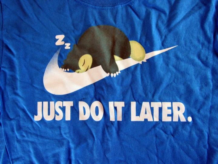 Super Geek Box Exclusive Just Do It Later T-Shirt