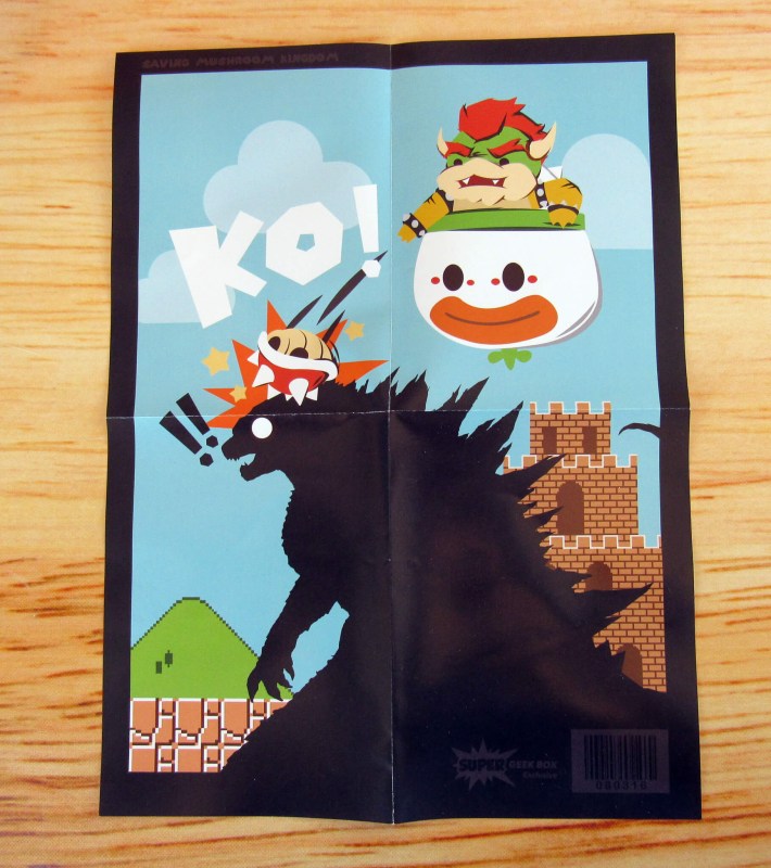 Super Geek Box Exclusive Saving Mushroom Kingdom Poster