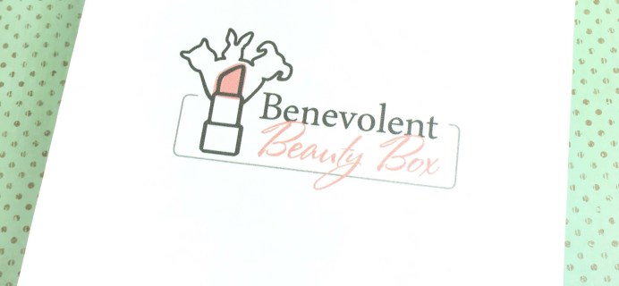 Benevolent Beauty Box June 2016 Subscription Box Review