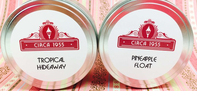 Circa 1955 Candle Subscription Box Review – August 2016