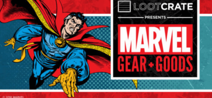 Loot Crate Marvel Gear + Goods November 2016 Spoilers