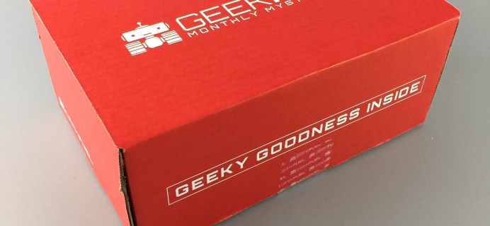 Geek Fuel October 2016 Subscription Box Review & Coupon