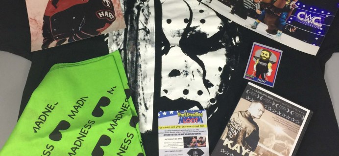 Pro Wrestling Loot October 2016 Subscription Box Review + Coupon