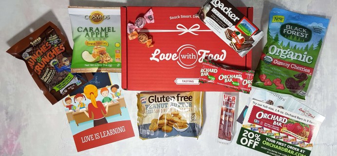 September 2016 Love With Food Subscription Box Review + Coupons