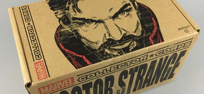 Marvel Collector Corps October 2016 Subscription Box Review – Doctor Strange
