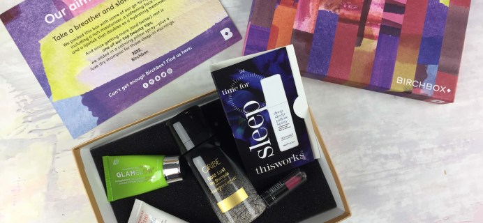 Birchbox Review + Coupon – October 2016 Revive and Restore Curated Box