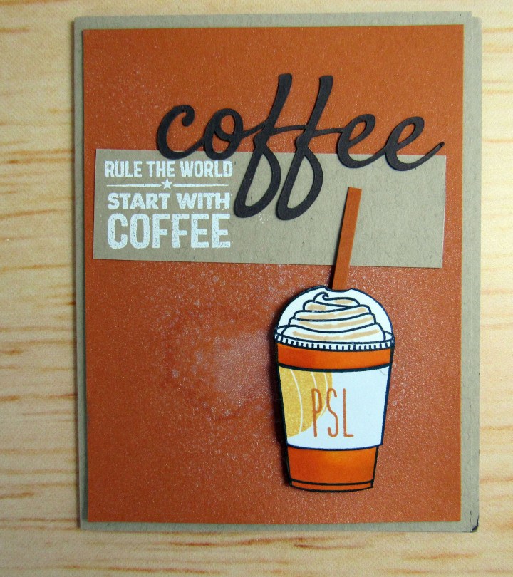 Pumkin Spice Latte Card