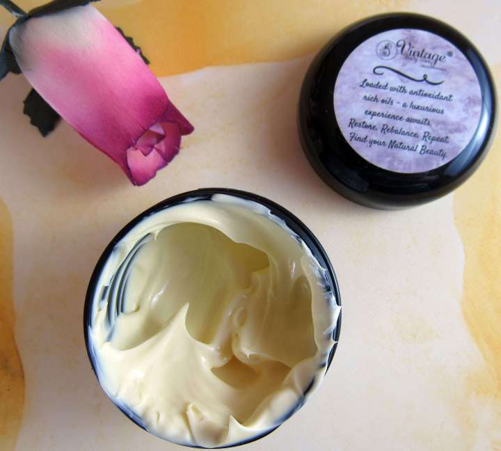 Vintage Body Care Restorative Facial Cream