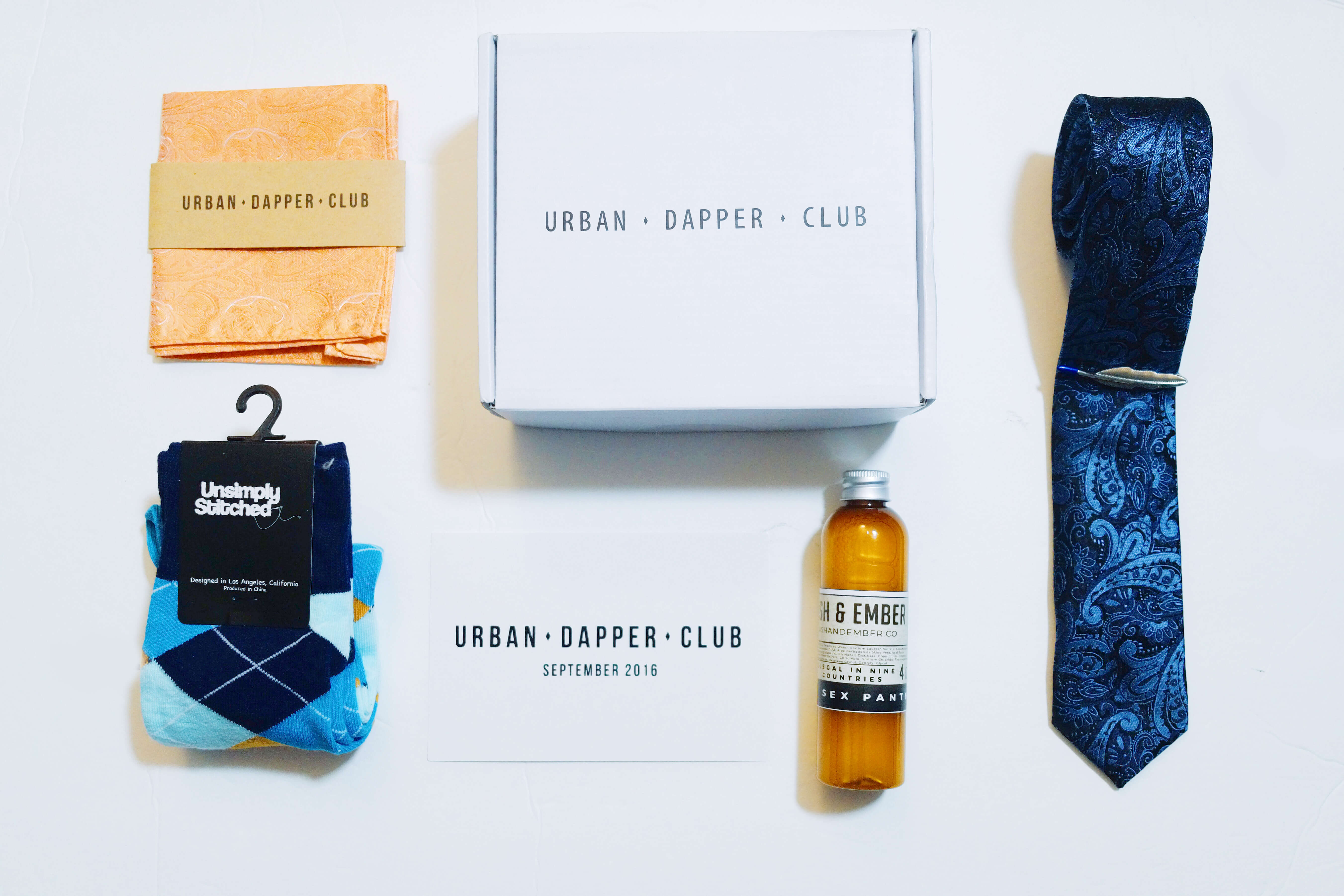 Urban Dapper Club Subscription Box September 2016 Review + Coupon Hello Subscription