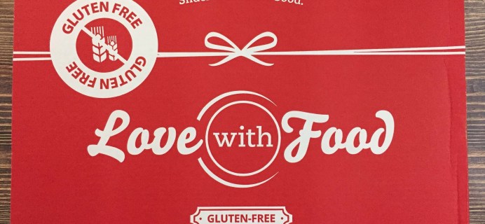Love With Food Gluten-Free October 2016 Subscription Box Review + Coupon