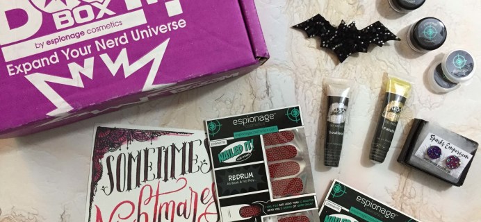 EC BOOM! Box October 2016 Subscription Box Review & Coupon