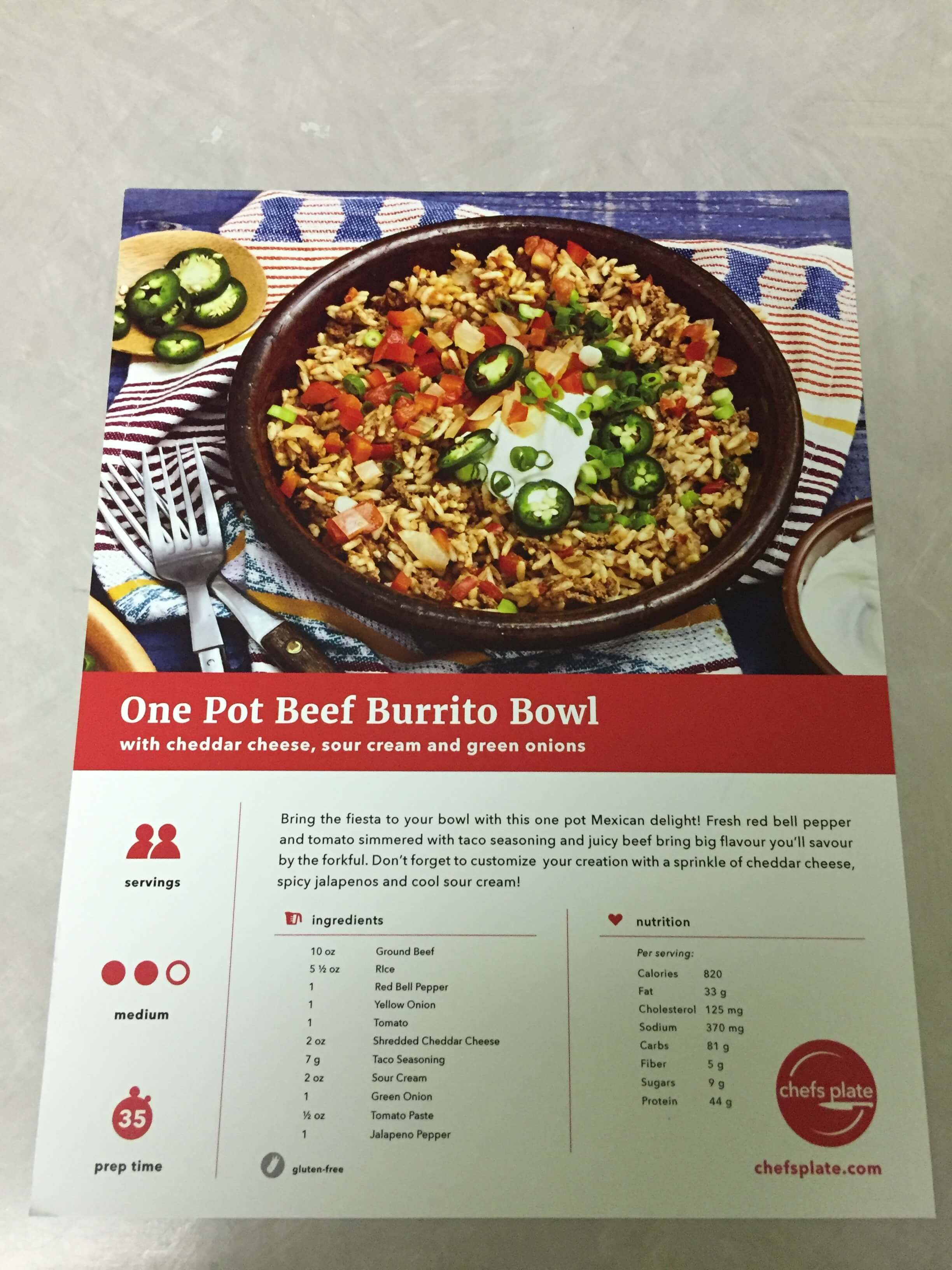 Chef’s Plate Subscription Box Review October 2016 + Coupon Hello