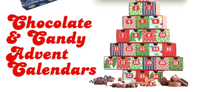 Chocolate & Candy Advent Calendars For a Sweet Christmas Countdown!