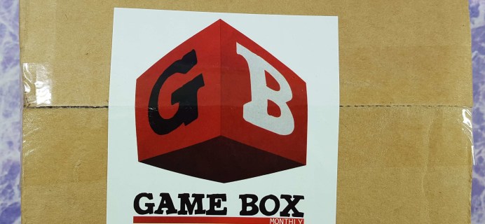 Game Box Monthly October 2016 Subscription Box Review