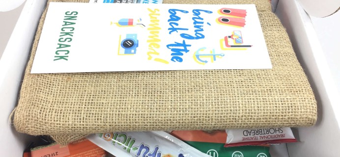 Snack Sack September 2016 Subscription Box Review & Coupon
