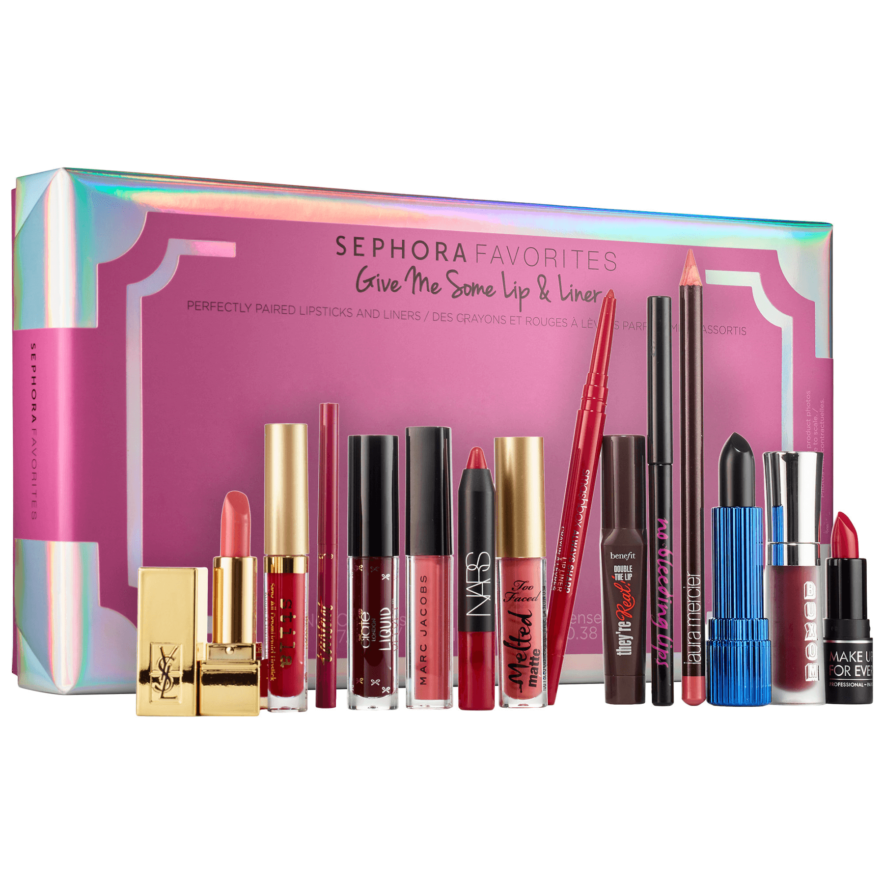 W7 All The Gloss Lip Liner & Lip Gloss Gift Set - Colour Zone Cosmetics