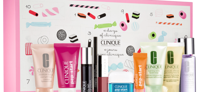 10 Days of Clinique Beauty Advent Calendar Available Now!