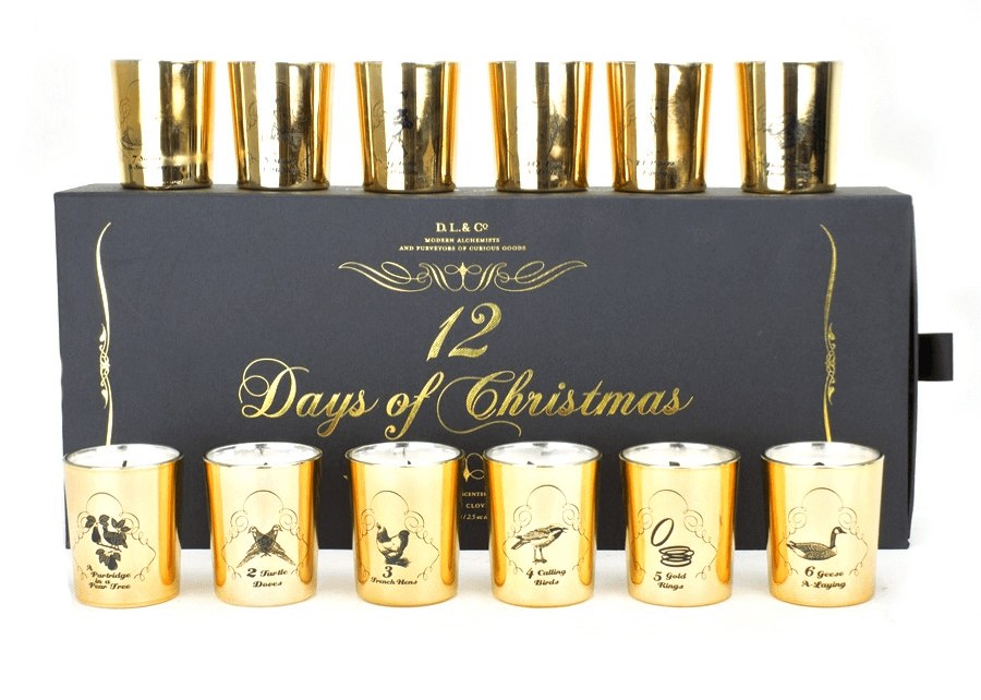 DL & Co 12 Days of Christmas Votive Candle Advent Calendars Available