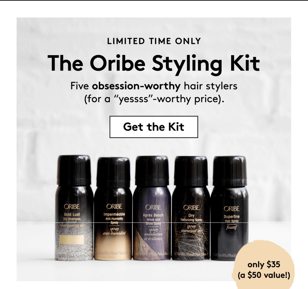 New Birchbox Oribe Styling Kit + Free Gift Coupons Hello Subscription