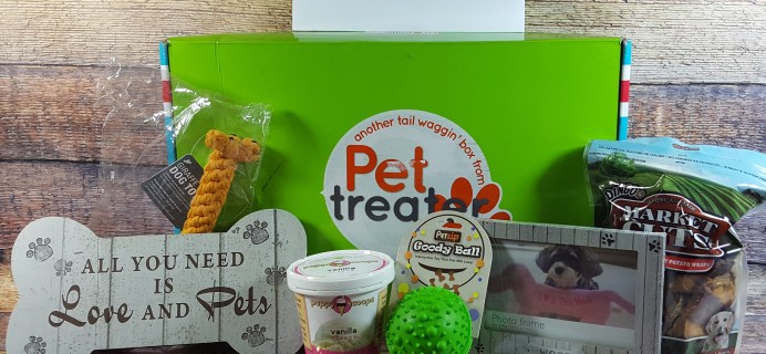 Pet Treater Dog Subscription Box Review + Coupon- November 2016