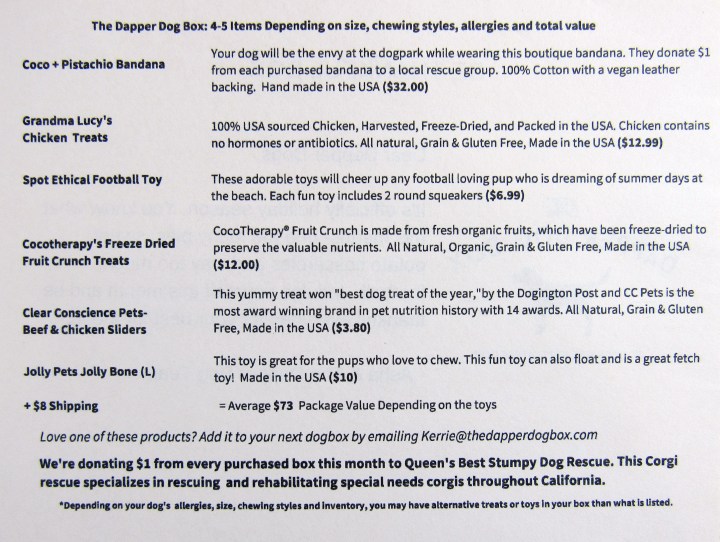 Information Card
