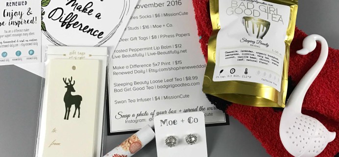 Mission Cute November 2016 Subscription Box Review + Coupon