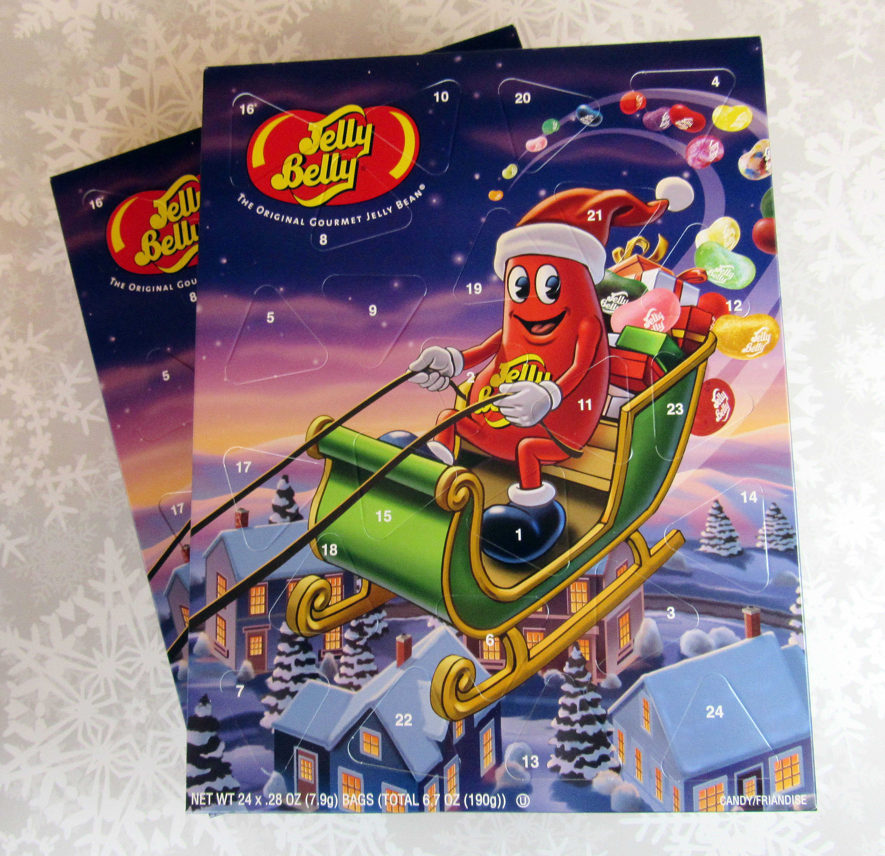 Jelly Belly Countdown to Christmas 2016 Advent Calendar Mini Review Hello Subscription