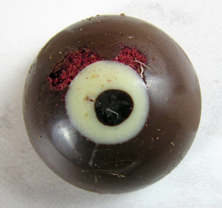 Chocolate PB&J Eyeballs