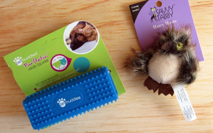 Fur Static Hair Square and Savvy Tabby Hairy Hoots
