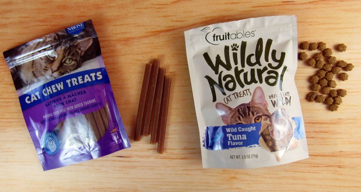 Cat Chew Treats and WildLly Natural Cat Treats