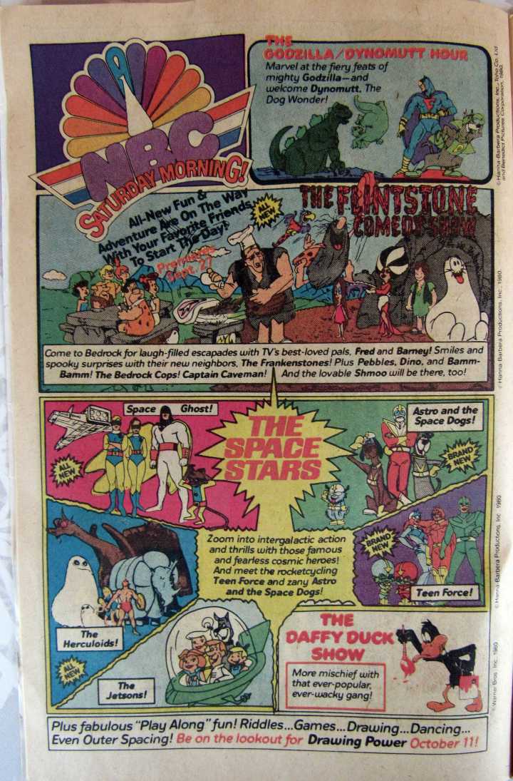 Saturday Morning cartoons!