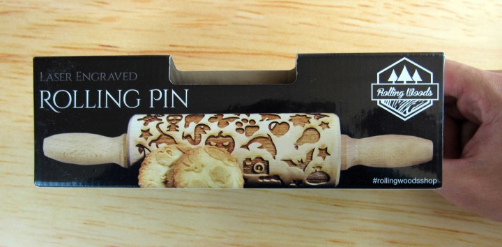 Laser Engraved Cat Rolling Pin by Rolling Woods