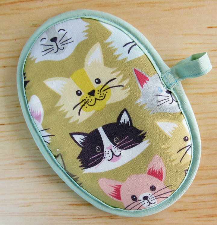Cat Print Oven Mitt