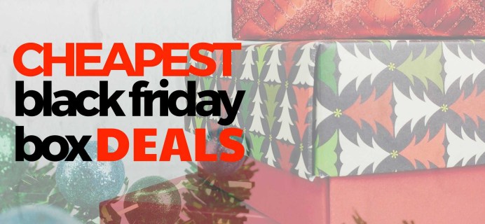 The Cheapest Subscription Box Deals for Black Friday 2016!