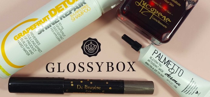 November 2016 Glossybox Subscription Box Review + Coupons
