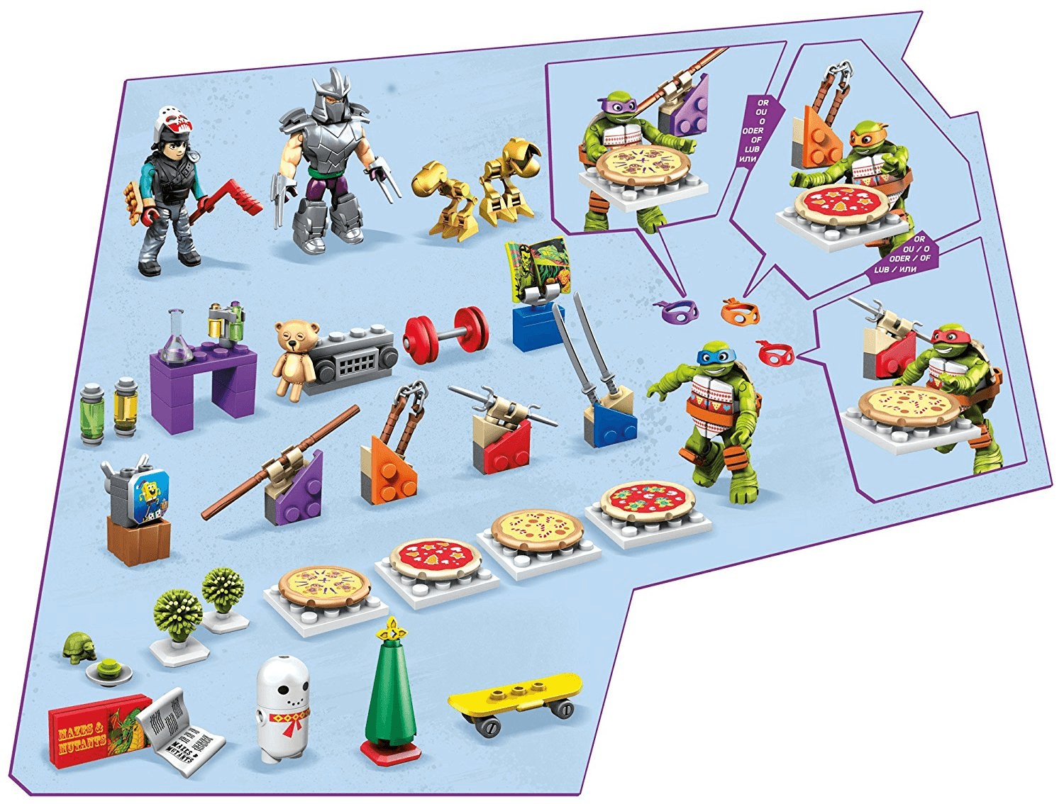 Mega Bloks Teenage Mutant Ninja Turtles Advent Calendar 11.99
