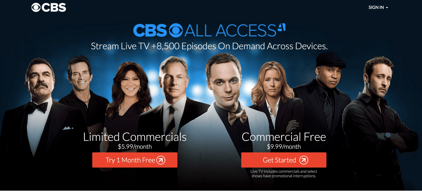 download cbs subscription