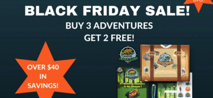 Junior Explorers Black Friday Subscription Box Deal! 2 Kits When You Buy 3!