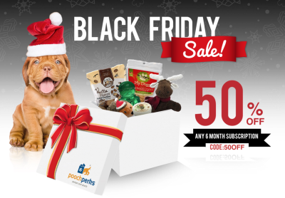 Pooch Perks Black Friday Sale: Save 50% Off 6 Month Subscriptions!