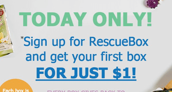 Rescue Box Cyber Monday Deal: First Box $1!