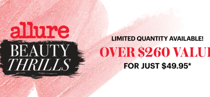 Winter 2016 Allure Beauty Thrills Box On Sale Today + Full Spoilers