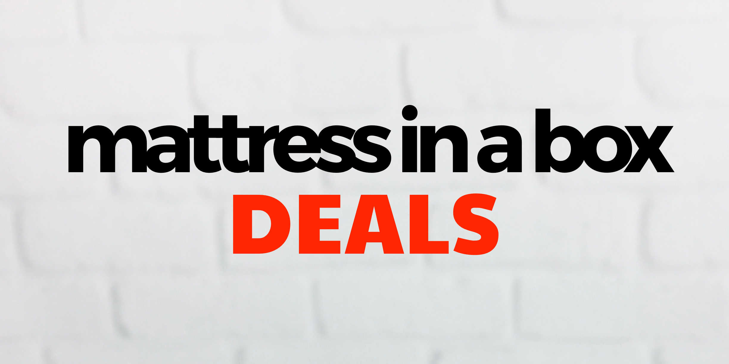 Mattress in a Box Black Friday Sales Hello Subscription